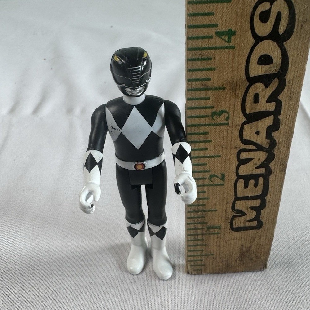 Super7 Power Rangers Black Ranger ReAction Figure 3.75 inch Action Figure - Picture 7 of 7